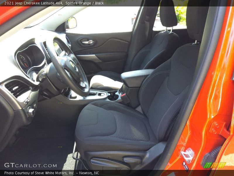 Spitfire Orange / Black 2021 Jeep Cherokee Latitude 4x4