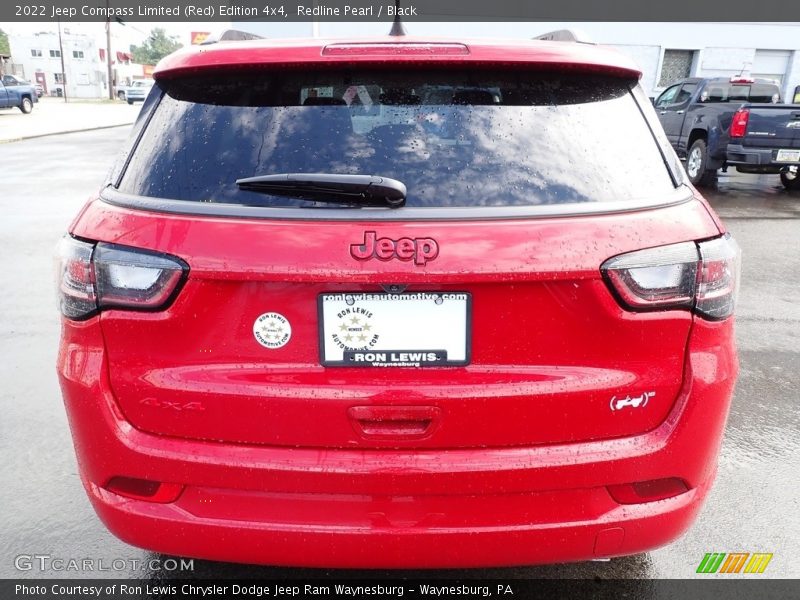 Redline Pearl / Black 2022 Jeep Compass Limited (Red) Edition 4x4