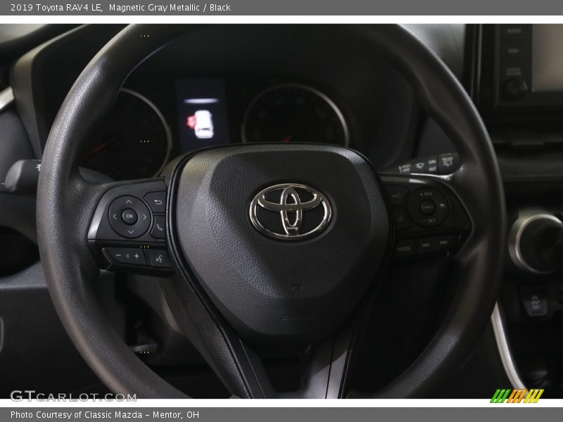 Magnetic Gray Metallic / Black 2019 Toyota RAV4 LE