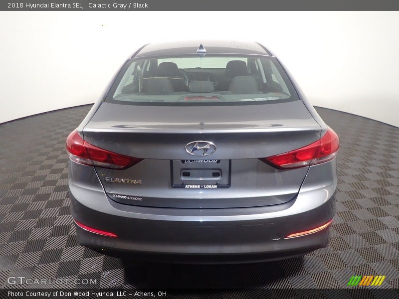 Galactic Gray / Black 2018 Hyundai Elantra SEL
