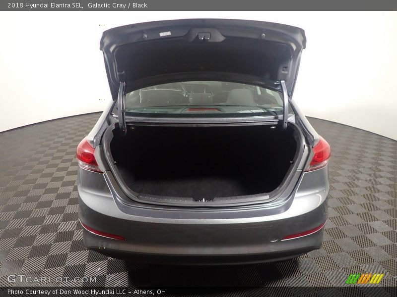 Galactic Gray / Black 2018 Hyundai Elantra SEL
