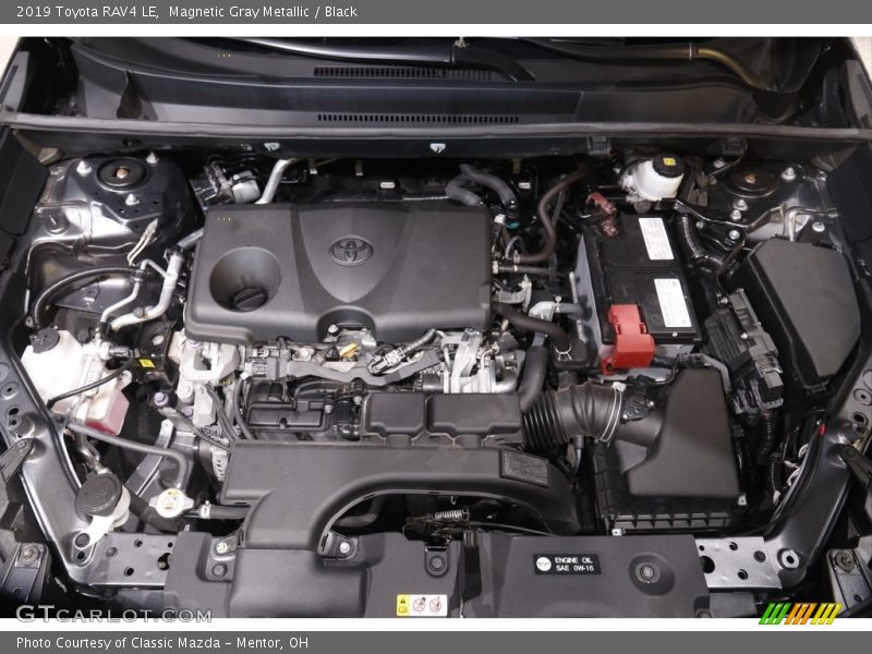Magnetic Gray Metallic / Black 2019 Toyota RAV4 LE