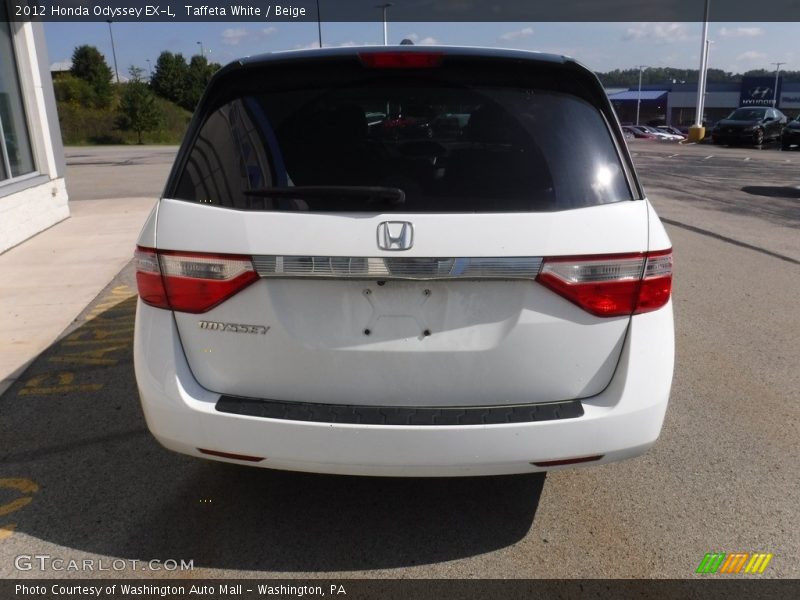 Taffeta White / Beige 2012 Honda Odyssey EX-L