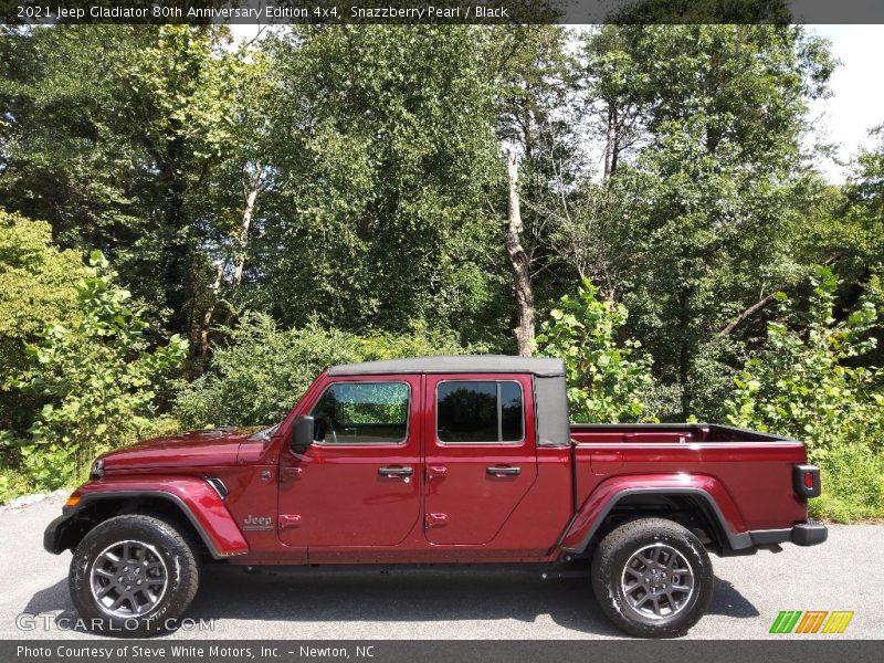 Snazzberry Pearl / Black 2021 Jeep Gladiator 80th Anniversary Edition 4x4