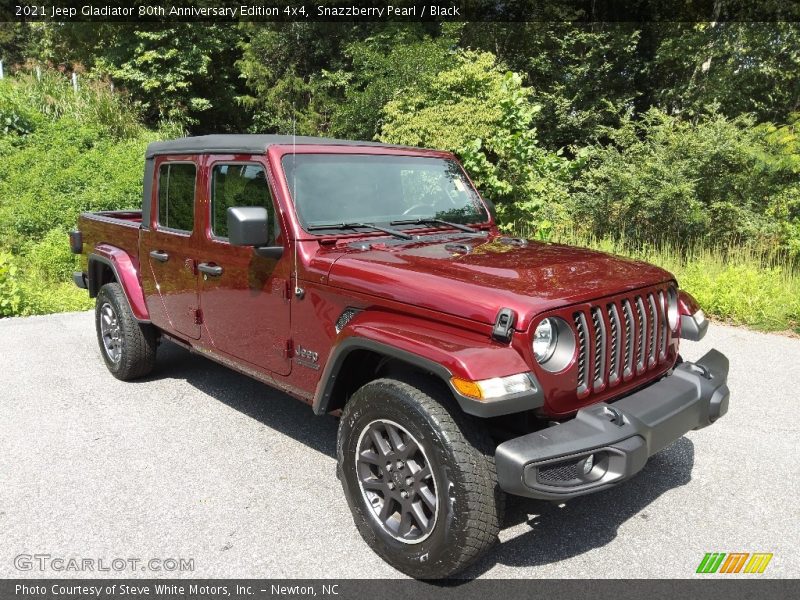 Front 3/4 View of 2021 Gladiator 80th Anniversary Edition 4x4