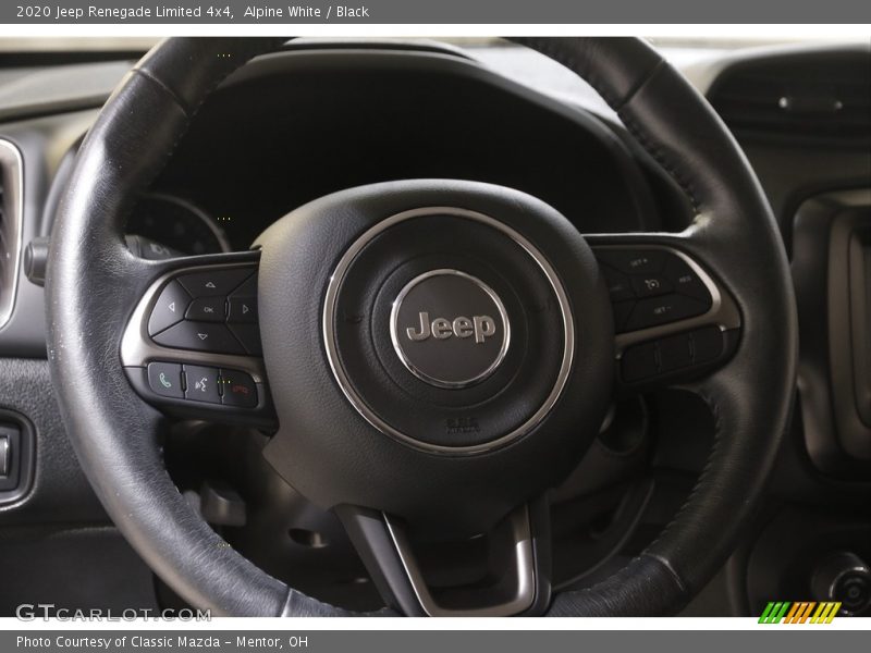 Alpine White / Black 2020 Jeep Renegade Limited 4x4