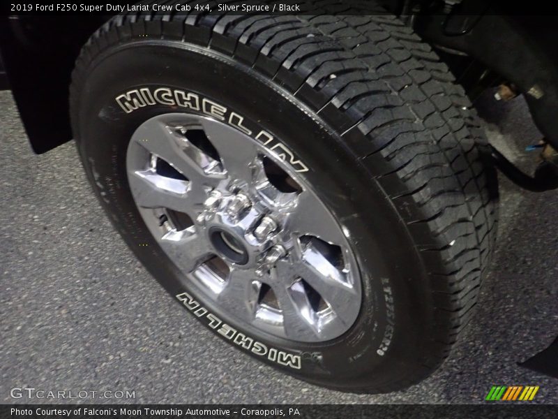 Silver Spruce / Black 2019 Ford F250 Super Duty Lariat Crew Cab 4x4