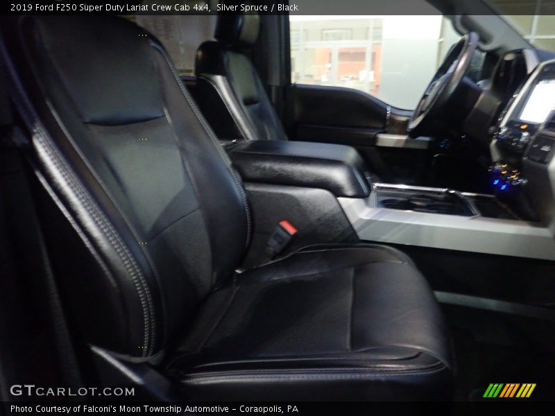 Silver Spruce / Black 2019 Ford F250 Super Duty Lariat Crew Cab 4x4