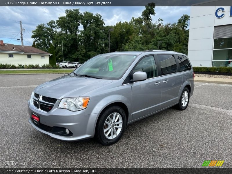 Billet / Black/Light Graystone 2019 Dodge Grand Caravan SXT