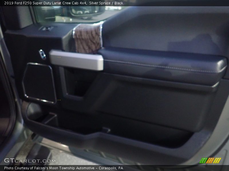 Silver Spruce / Black 2019 Ford F250 Super Duty Lariat Crew Cab 4x4