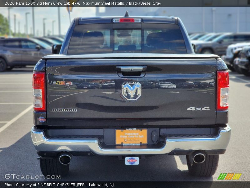 Maximum Steel Metallic / Black/Diesel Gray 2020 Ram 1500 Big Horn Crew Cab 4x4