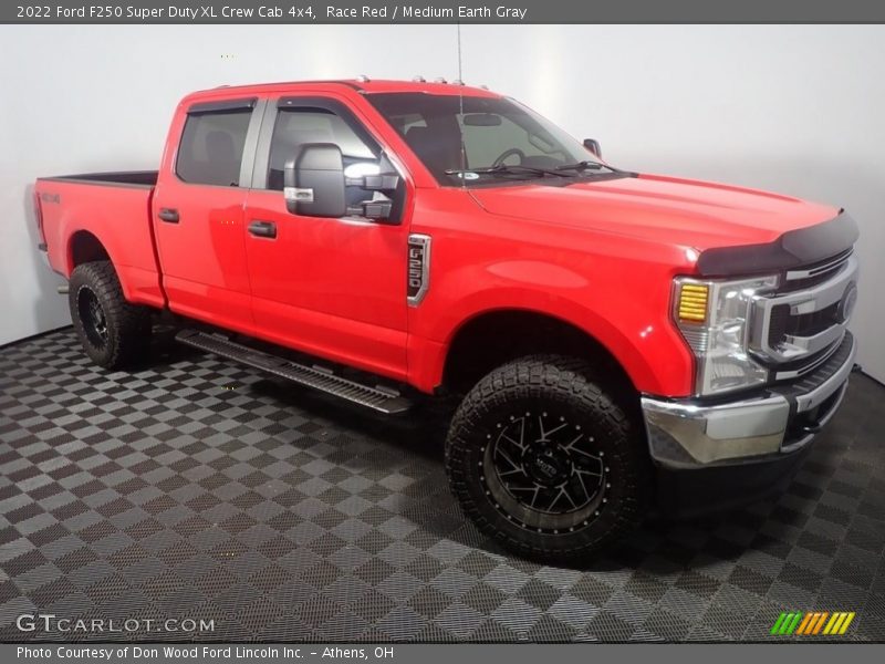 Race Red / Medium Earth Gray 2022 Ford F250 Super Duty XL Crew Cab 4x4