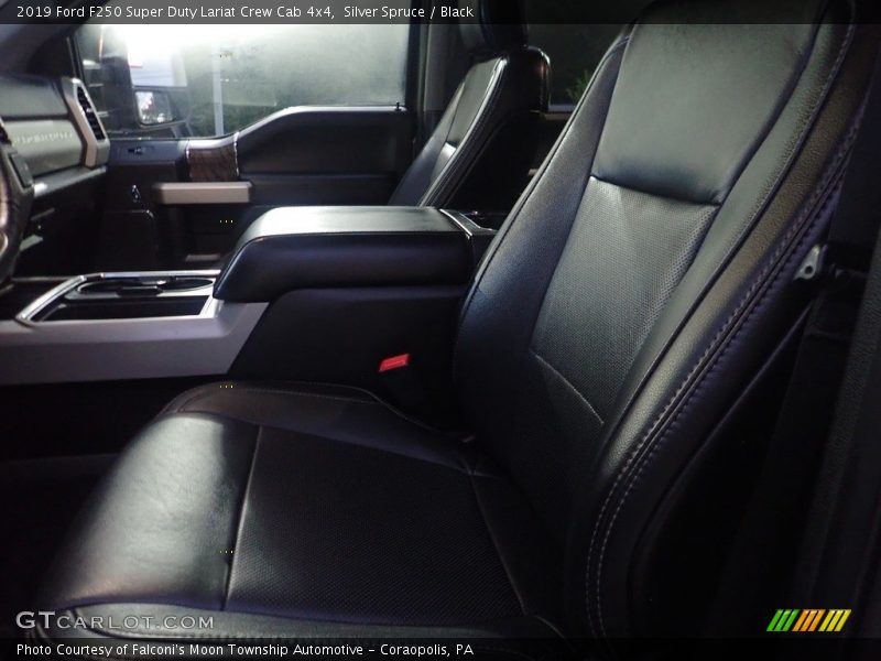Silver Spruce / Black 2019 Ford F250 Super Duty Lariat Crew Cab 4x4