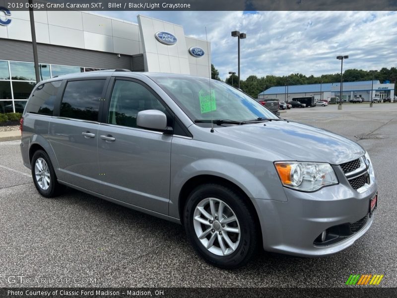 Billet / Black/Light Graystone 2019 Dodge Grand Caravan SXT