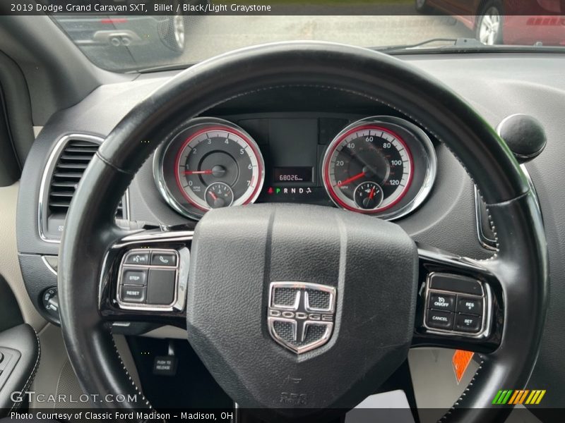 Billet / Black/Light Graystone 2019 Dodge Grand Caravan SXT