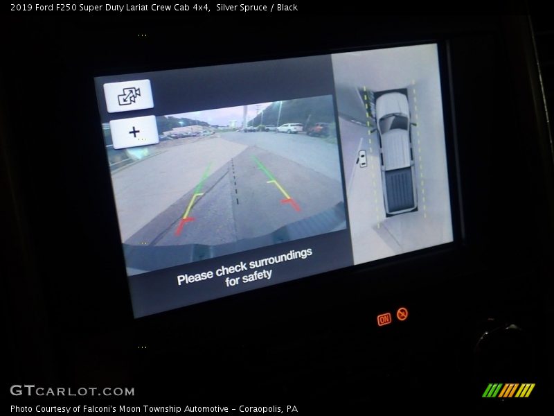 Silver Spruce / Black 2019 Ford F250 Super Duty Lariat Crew Cab 4x4