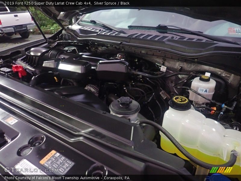 Silver Spruce / Black 2019 Ford F250 Super Duty Lariat Crew Cab 4x4