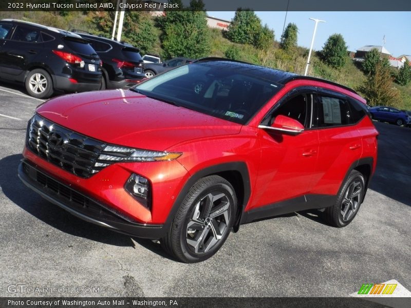 Calypso Red / Black 2022 Hyundai Tucson Limited AWD