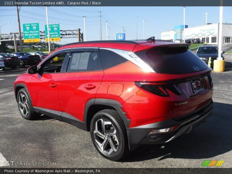 Calypso Red / Black 2022 Hyundai Tucson Limited AWD