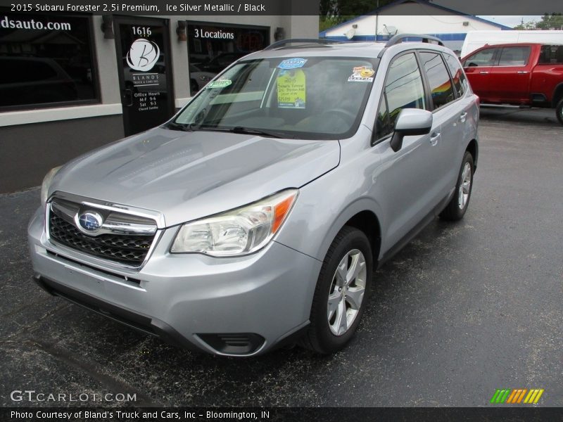 Ice Silver Metallic / Black 2015 Subaru Forester 2.5i Premium