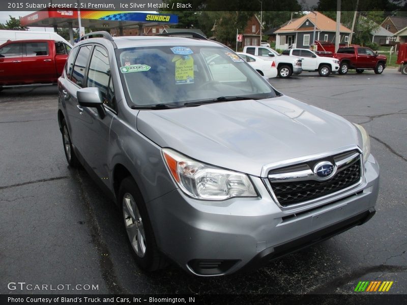 Ice Silver Metallic / Black 2015 Subaru Forester 2.5i Premium