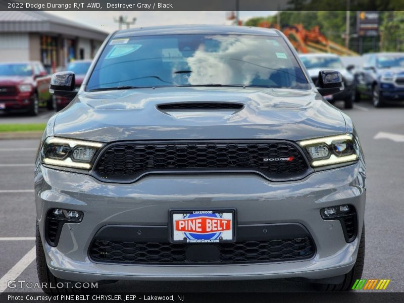 Destroyer Gray / Black 2022 Dodge Durango R/T AWD
