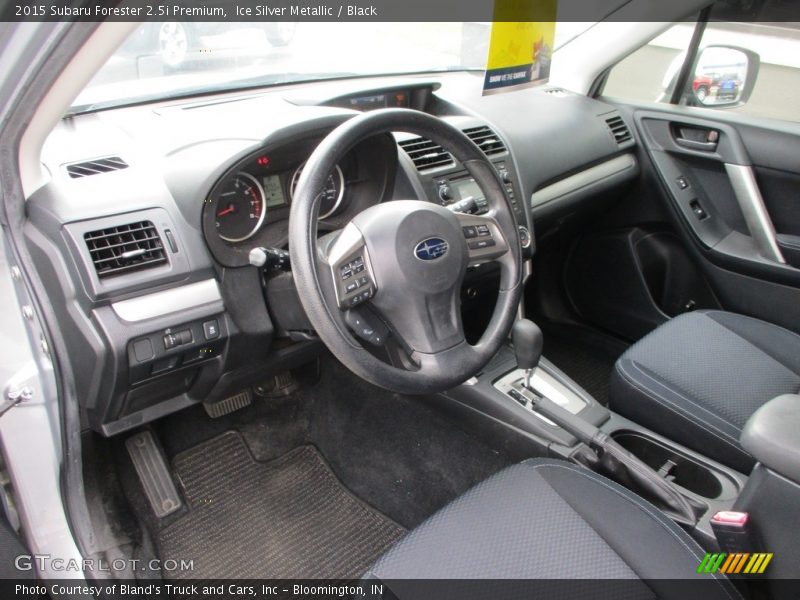 Ice Silver Metallic / Black 2015 Subaru Forester 2.5i Premium