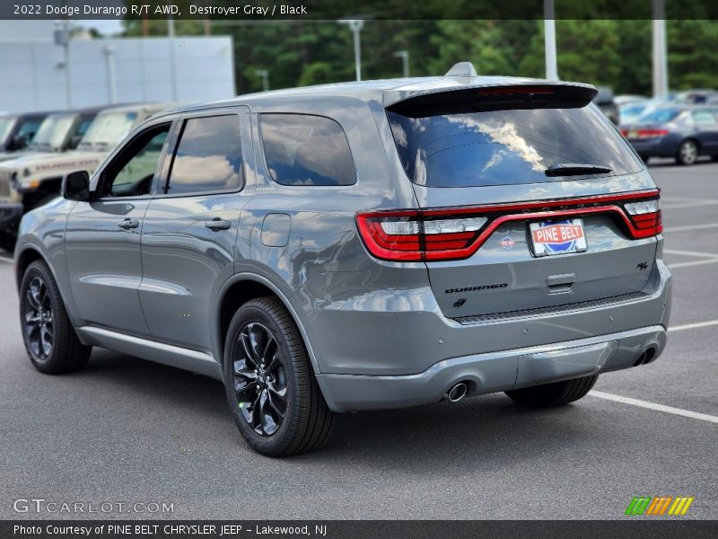 Destroyer Gray / Black 2022 Dodge Durango R/T AWD