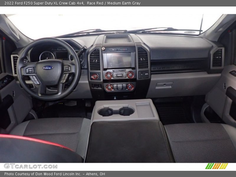 Race Red / Medium Earth Gray 2022 Ford F250 Super Duty XL Crew Cab 4x4