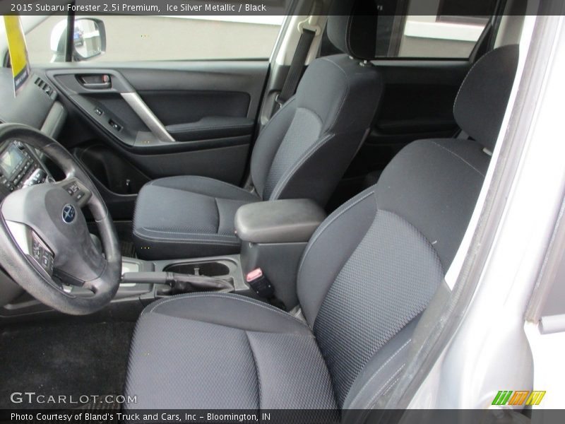 Ice Silver Metallic / Black 2015 Subaru Forester 2.5i Premium