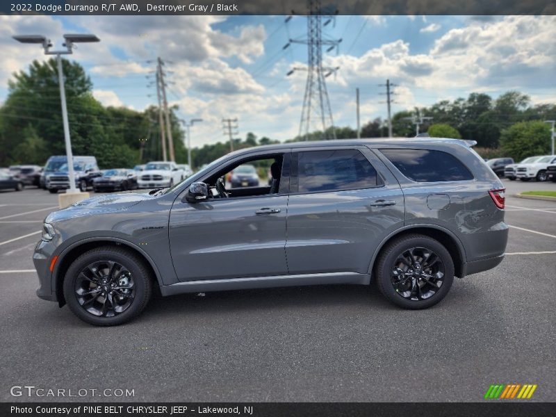 Destroyer Gray / Black 2022 Dodge Durango R/T AWD
