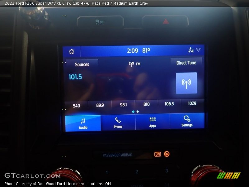 Race Red / Medium Earth Gray 2022 Ford F250 Super Duty XL Crew Cab 4x4