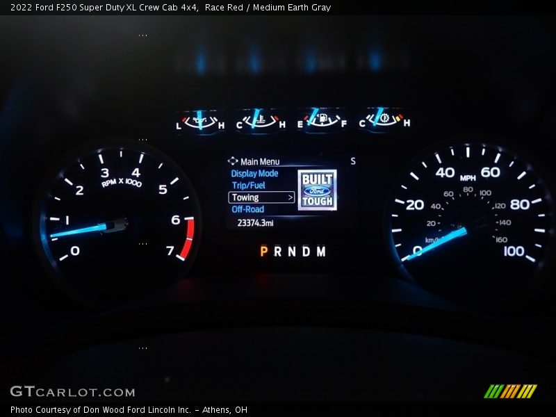 Race Red / Medium Earth Gray 2022 Ford F250 Super Duty XL Crew Cab 4x4