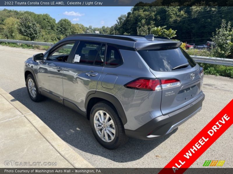 Celestite / Light Gray 2022 Toyota Corolla Cross LE AWD