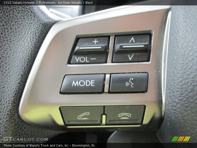 Ice Silver Metallic / Black 2015 Subaru Forester 2.5i Premium