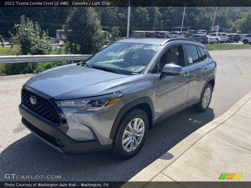 Celestite / Light Gray 2022 Toyota Corolla Cross LE AWD