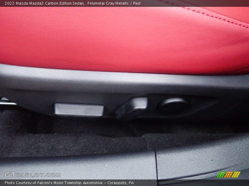 Polymetal Gray Metallic / Red 2022 Mazda Mazda3 Carbon Edition Sedan