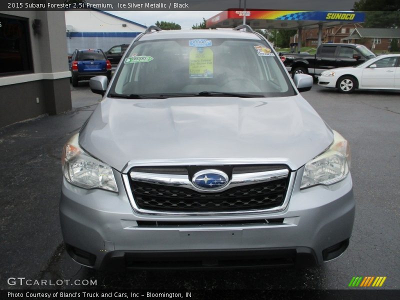 Ice Silver Metallic / Black 2015 Subaru Forester 2.5i Premium