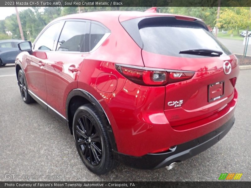Soul Red Crystal Metallic / Black 2023 Mazda CX-5 Turbo AWD