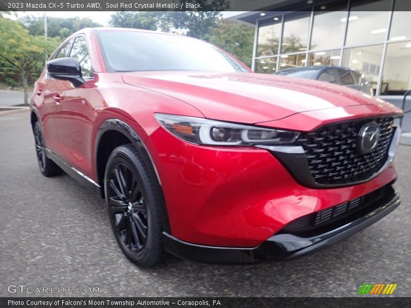 Soul Red Crystal Metallic / Black 2023 Mazda CX-5 Turbo AWD