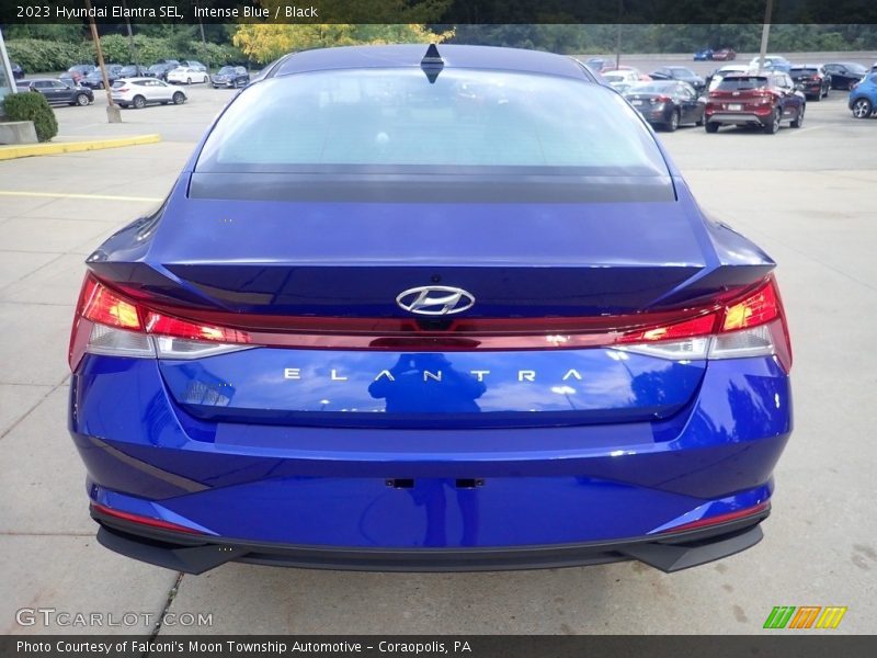 Intense Blue / Black 2023 Hyundai Elantra SEL