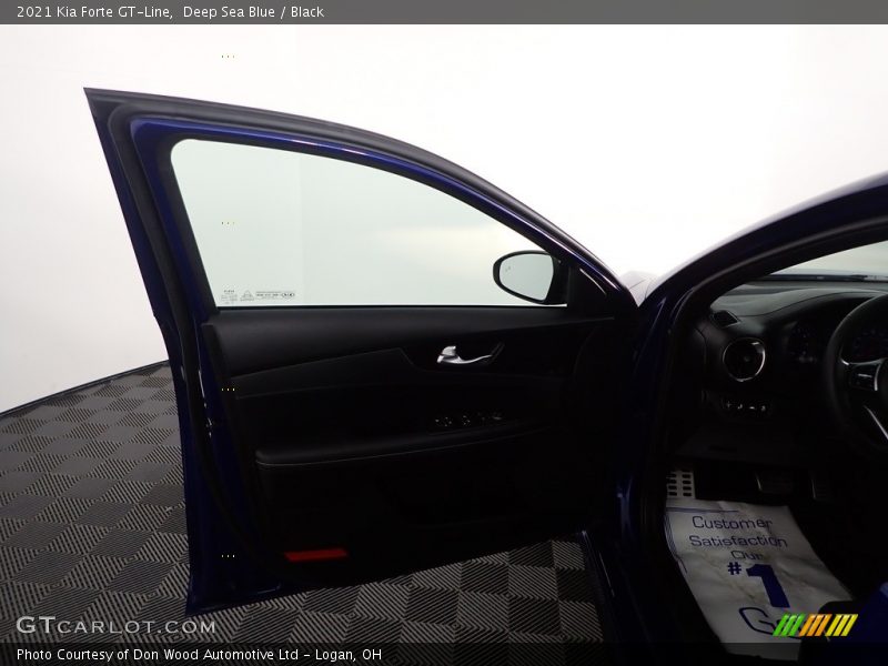 Deep Sea Blue / Black 2021 Kia Forte GT-Line