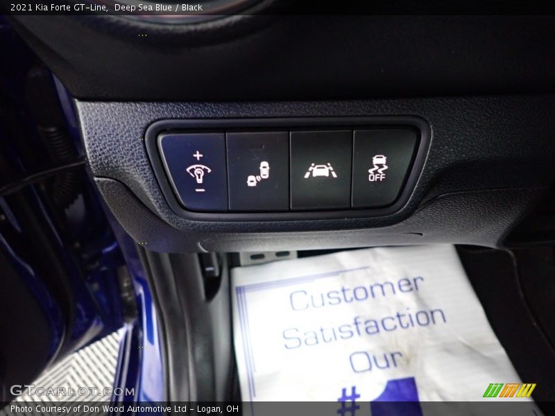 Deep Sea Blue / Black 2021 Kia Forte GT-Line