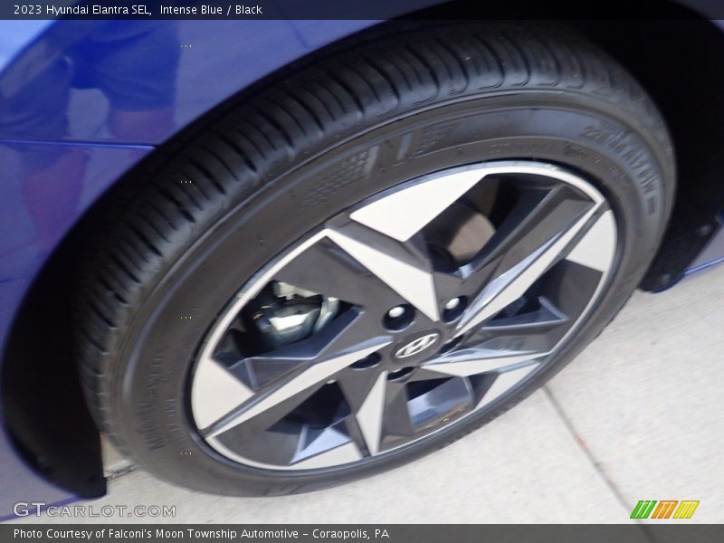Intense Blue / Black 2023 Hyundai Elantra SEL