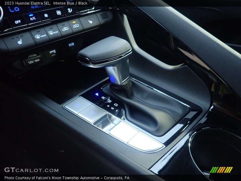 Intense Blue / Black 2023 Hyundai Elantra SEL