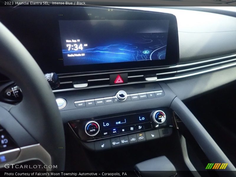 Intense Blue / Black 2023 Hyundai Elantra SEL