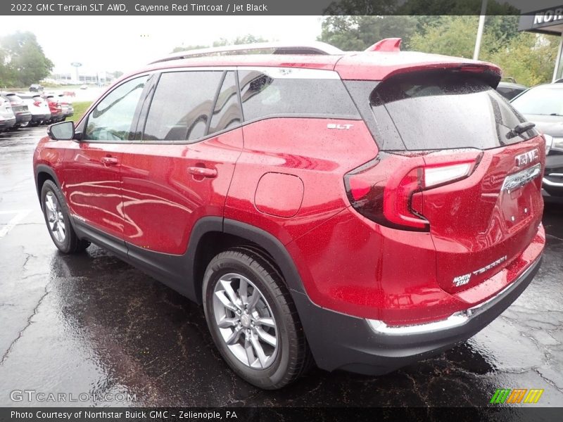 Cayenne Red Tintcoat / Jet Black 2022 GMC Terrain SLT AWD
