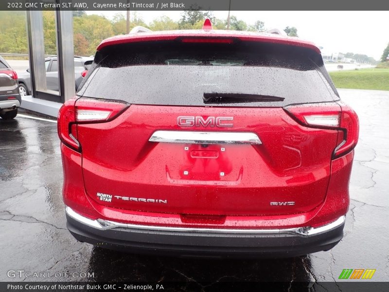 Cayenne Red Tintcoat / Jet Black 2022 GMC Terrain SLT AWD