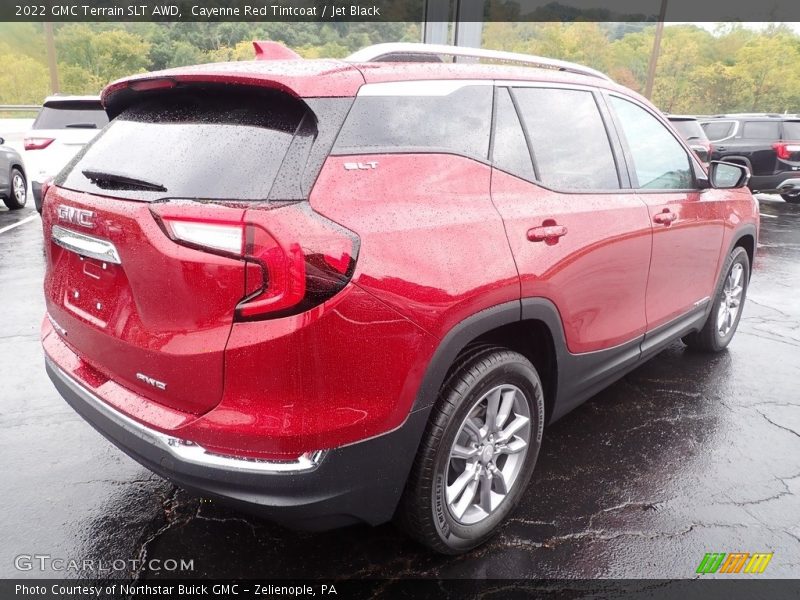 Cayenne Red Tintcoat / Jet Black 2022 GMC Terrain SLT AWD
