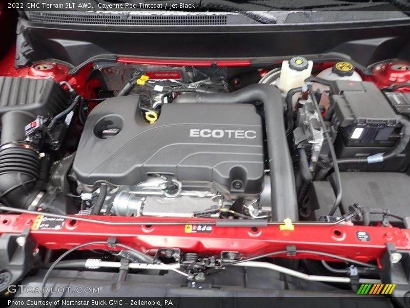 Cayenne Red Tintcoat / Jet Black 2022 GMC Terrain SLT AWD